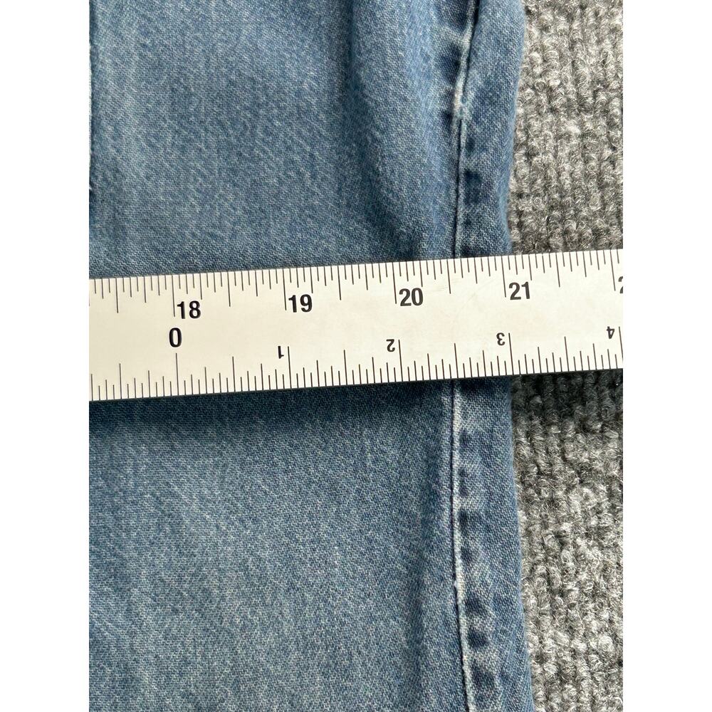 Wrangler FR Flame Resistant Western Denim Work Shirt Men's Medium Regular - Picture 12 of 16